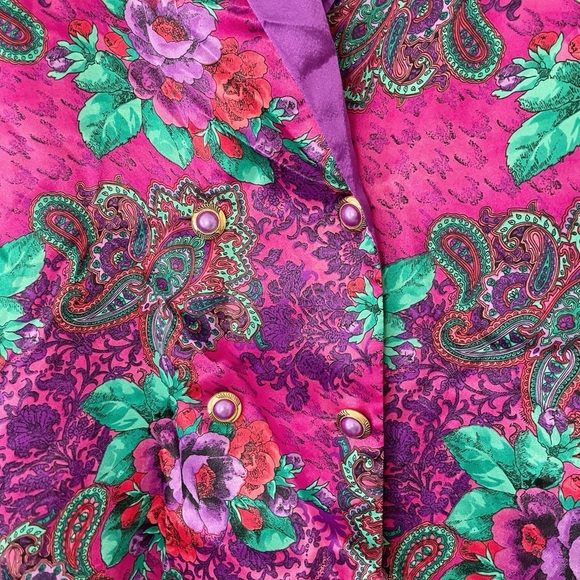 Women’s Victoria Secret Vintage Gold Label Satin Pajama Blouse Size Small silky - Picture 3 of 6